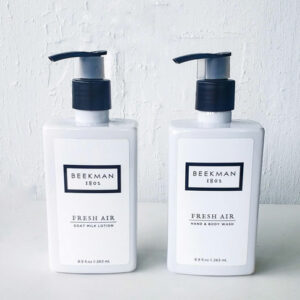 Beekman 1802 Fresh Air Goat Milk Lotion and Hand & Body Wash Set